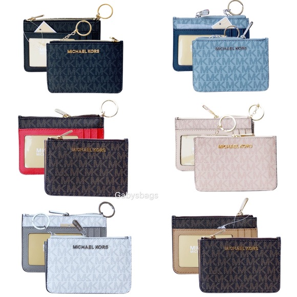 Michael Kors Handbags - Michael Kors key ring card holder various color